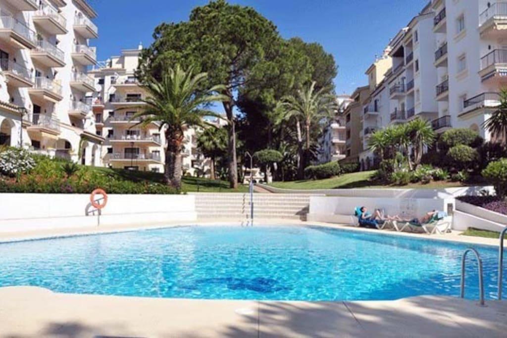 The Terrace Of Puerto Banus Beach Marbellac Extérieur photo